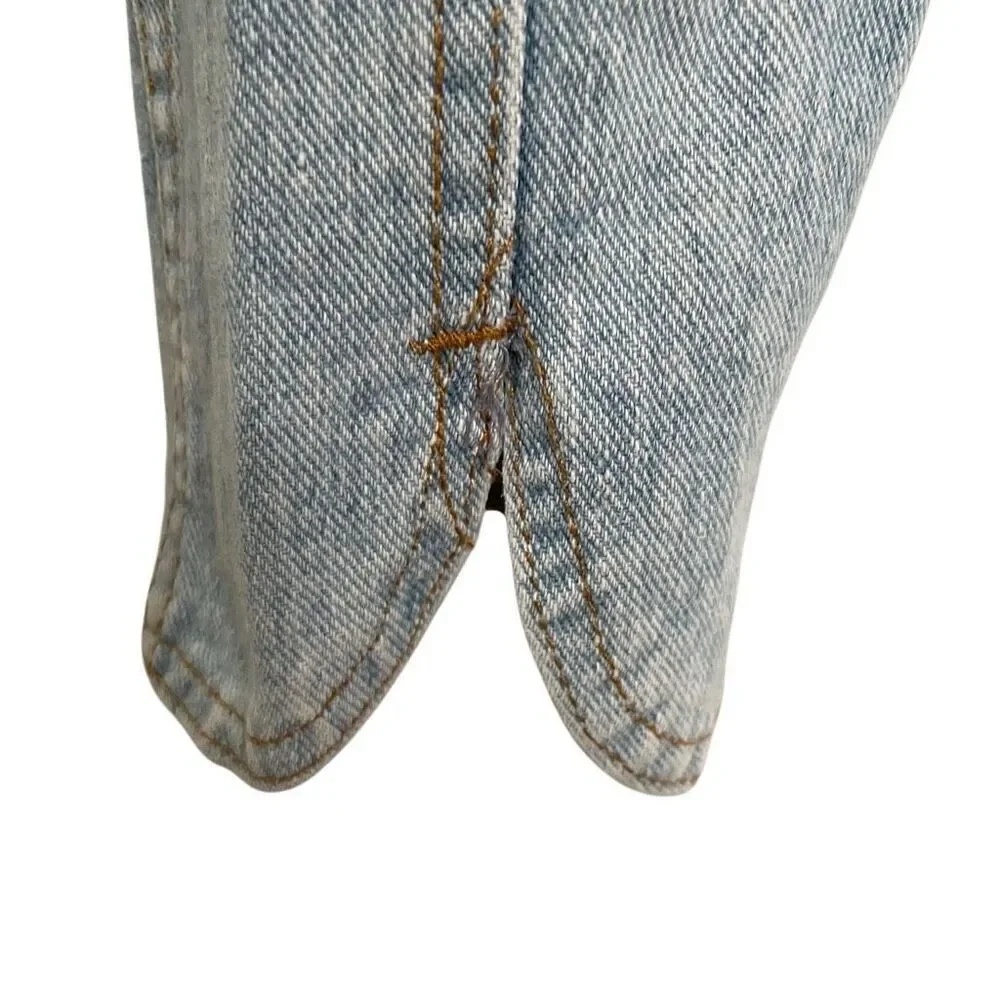 Vtg Chic Kids Acid Wash Jeans 14 High Rise High Waisted Tulip Hem Breakfast Club